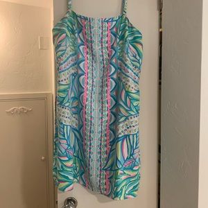 Vibrant, Lilly Pulitzer Skirted Romper, Size 14